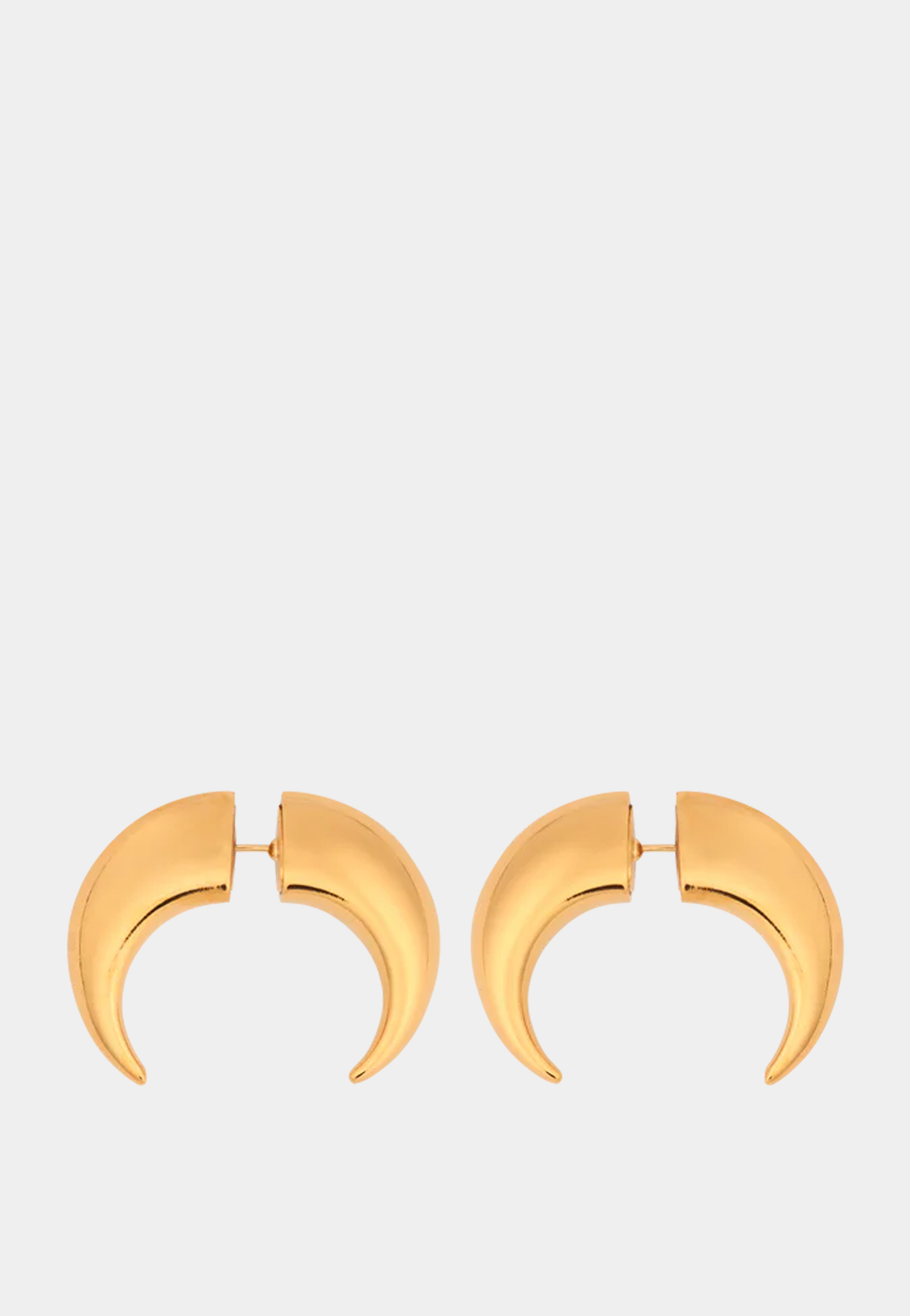 MARINE SERRE Regenerated Tin Chamanic Stud Earrings - Gold – ASHLUXURY