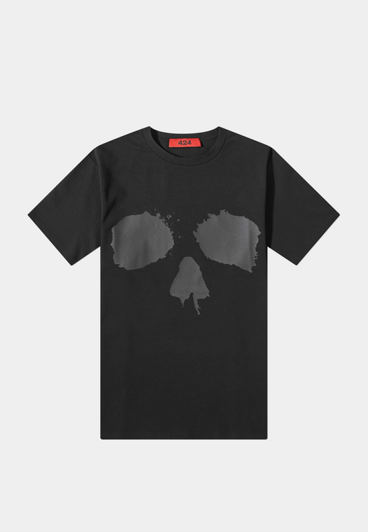 424 Skull Tee Regular Fit T-Shirt Black