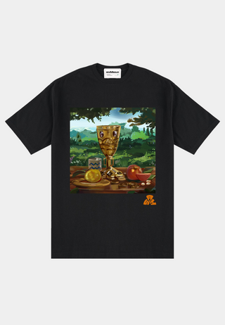 Ashluxe Golden Goblet T-shirt Black