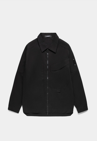 A Cold Wall Zip Overshirt Onyx