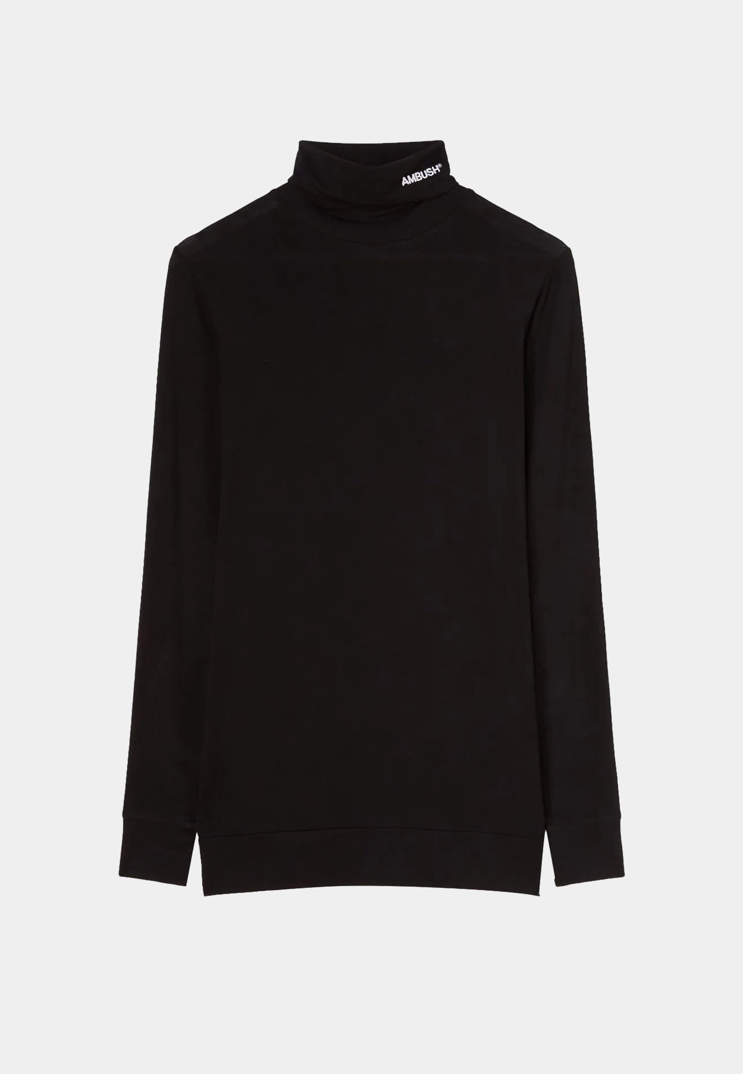 AMBUSH Fitted Turtleneck Longsleeve Blanc De Blanc Black