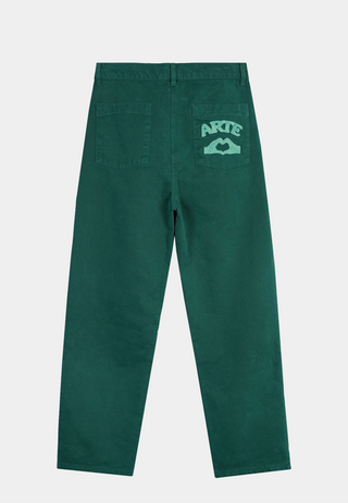 ARTE Paul Pocket Logo Denim Pants - Green