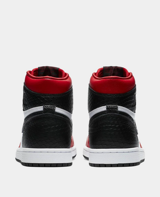 Air Jordan 1 High Satin Snake Red/Black/White