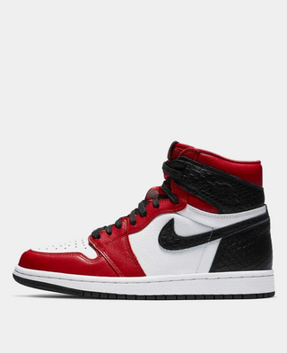 Air Jordan 1 High Satin Snake Red/Black/White