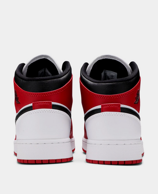 Nike Air Jordan 1 Mid Chicago Gs White/Gym Red/Black