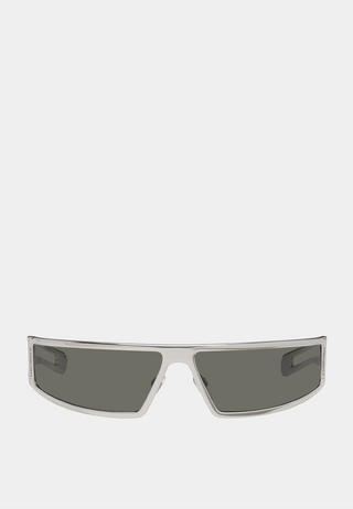 Ambush Gamma Sunglasses Silver Dark Grey