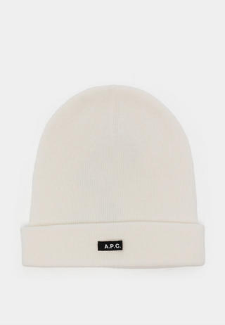 Apc Bonnet Autumn Beanie White