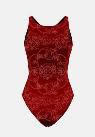 Ashluxe Signature Swimsuit - Red