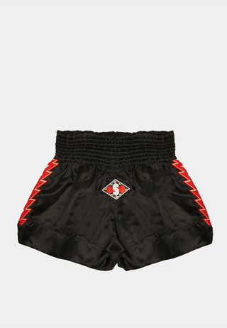 Ashluxe Boxing Trunk Black Gold Red