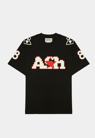 Ashluxe Digital Print Sport Jersey Black