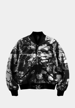 🎁 Ashluxe Fela Culture Mosaic Bomber Black (100% off)