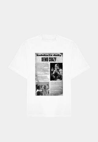 🎁 Ashluxe Fela Demo-Crazy Tee White (100% off)