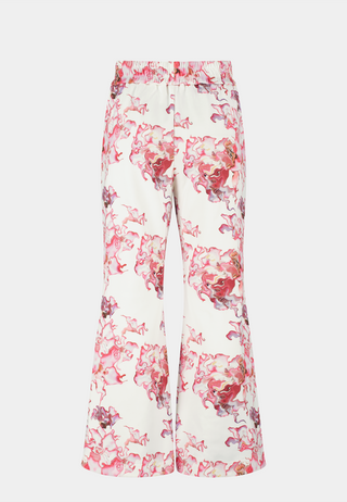 Ashluxe Female Printed Track Pant Pink Flower Aop