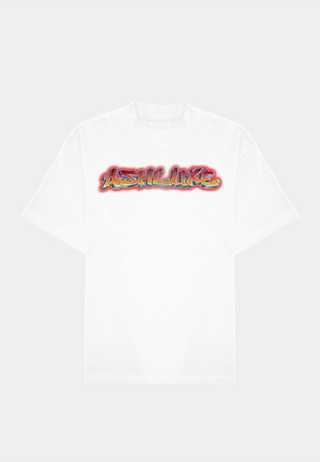 Ashluxe Glow Mockup Tee White