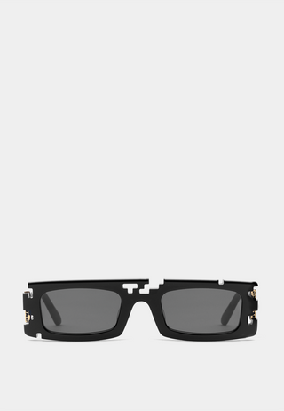 Ashluxe Pixel Cut Sunglasses Black