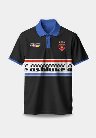 Ashluxe Racing Polo T-shirt Black