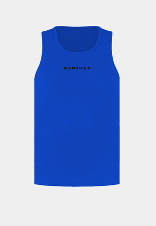 Ashluxe Logo Tank Top Blue