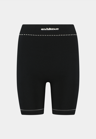 Ashluxe Female Active Biker Shorts Black White