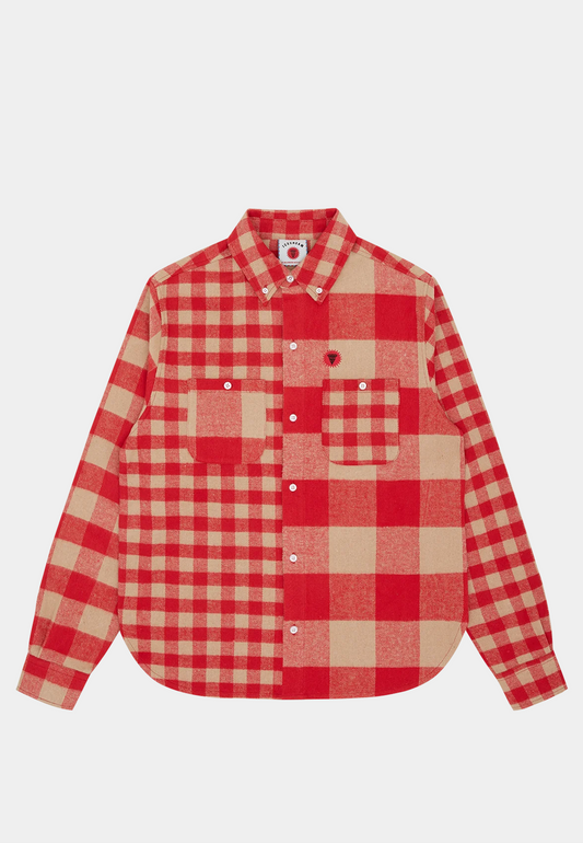 BBC Check Flannel Shirt - Red