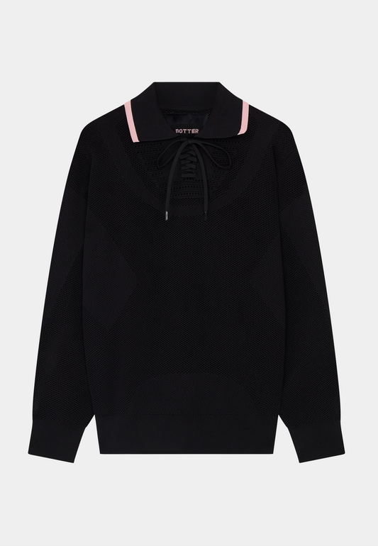 BOTTER Knitted Sneaker Upper Polo - Black