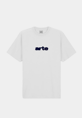 Arte Blur Embroidery T-shirt White