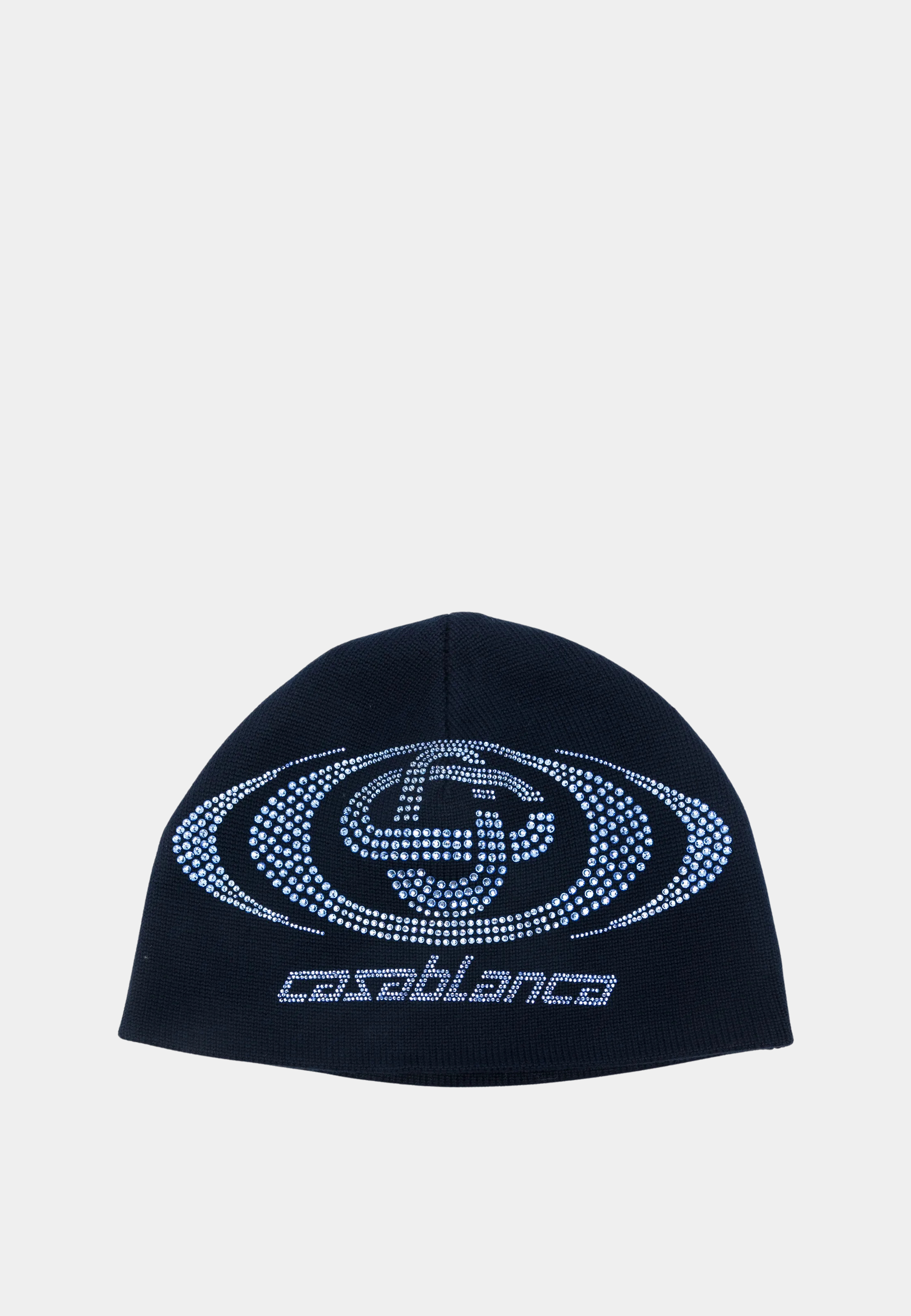Casablanca Hotfix Logo Beanie Navy | Ashluxury