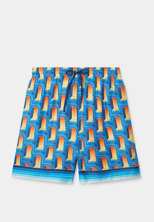 CASABLANCA Printed Swim Shorts - Multicolor
