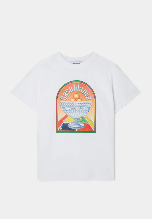 CASABLANCA Terrain D'Orange Printed T-Shirt - White
