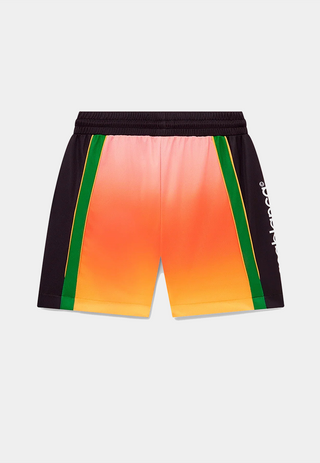 Casablanca Mens Football Shorts Black/Orange