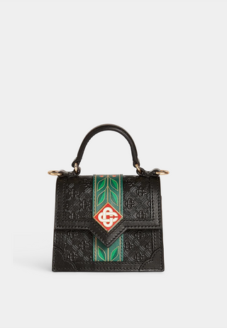 Casablanca Micro Jeanne Bag Black Monogram