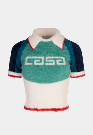 Casablanca Sport Fluffy Polo Blue Multi