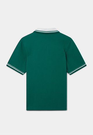 Casablanca Textured Pique Polo Green