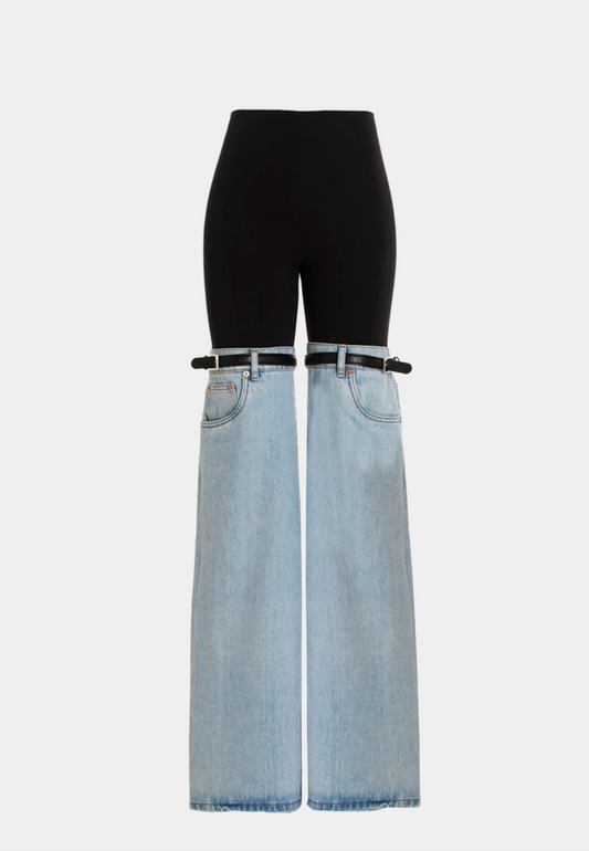 COPERNI Hybrid Denim Trousers - Blue