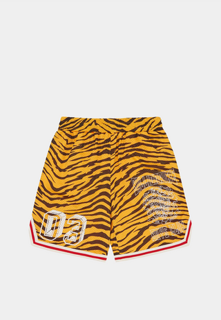 Bbc Crest Basketball Short Orange/Black