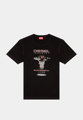 Diesel T-Diegor-Div T-Shirt Black