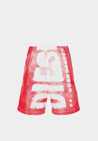 Diesel P-Bisc Shorts Red/White