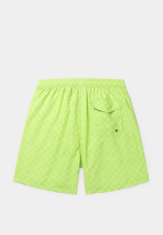 Daily Paper Kato Monogram Swimshorts Daiquiri Green