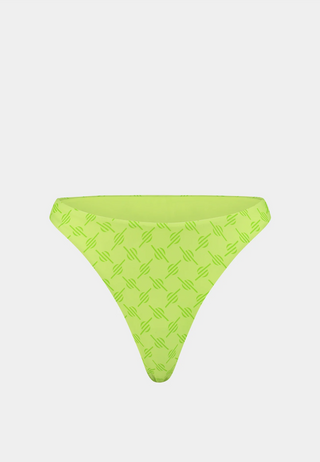 Daily Paper Zazi Monogram Bikini Bottom Daiquiri Green