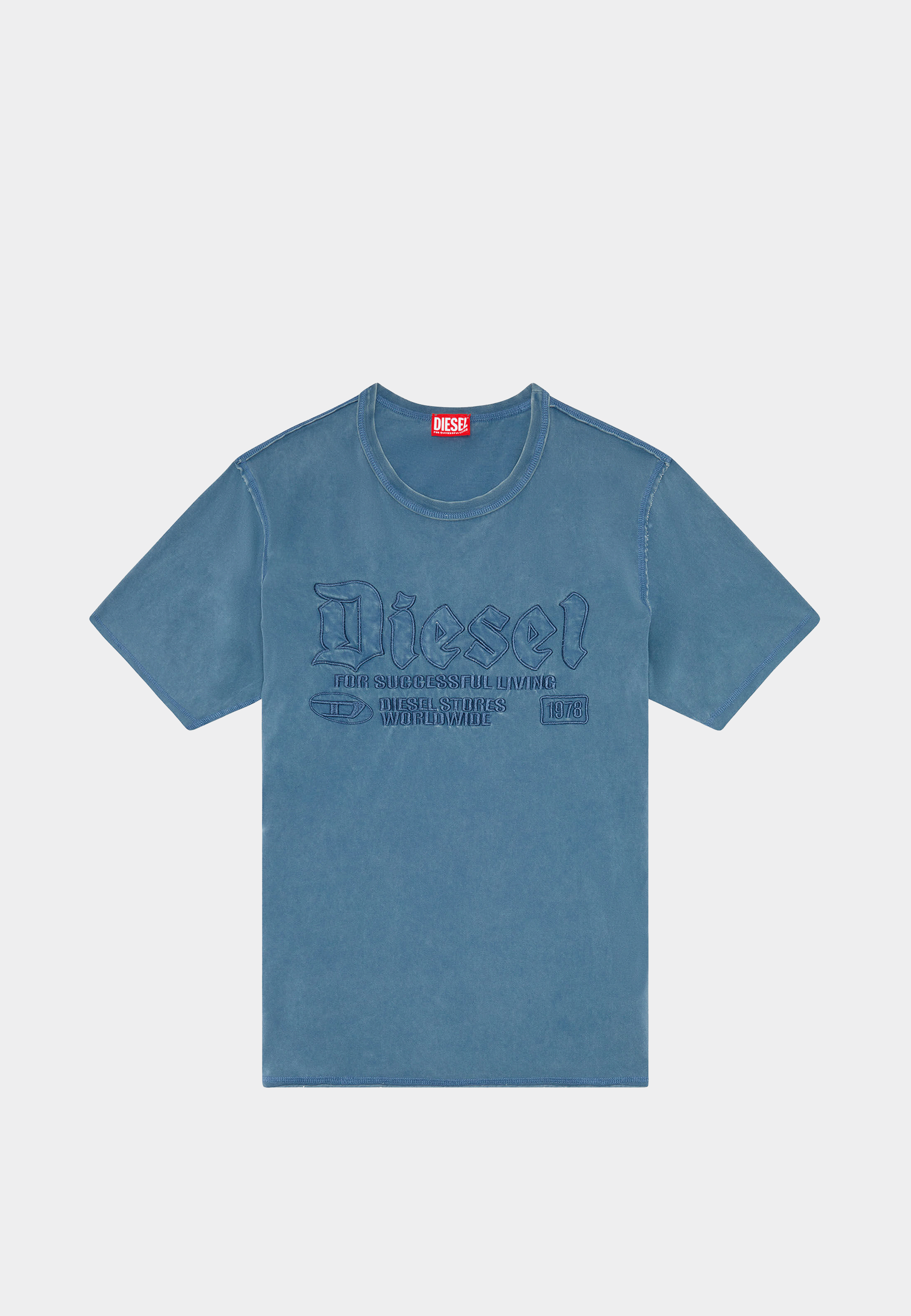 【DIESEL】T-Rawjust Diesel T-Rawjust T-Shirt Navy