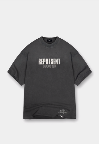 Represent Godspeed T-Shirt Aged Black