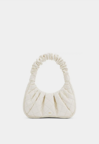 Jw Pei Gabbi Quilted Ruched Hobo HandBag - White White