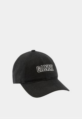 Ganni Cap Hat 099 - Black