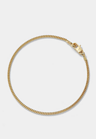 Hatton Labs Round Curb Bracelet M Gold