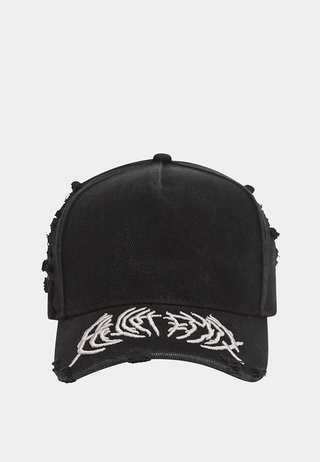 Heliot Emil Distorted Cap Black