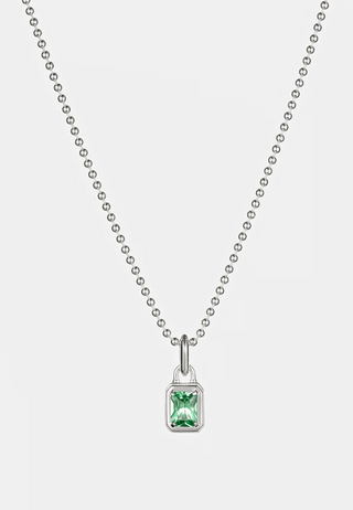 Hatton Labs Solitaire Pendant Green