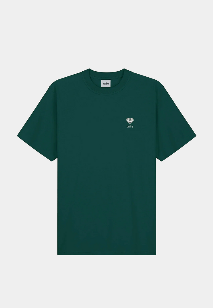 Arte Heart Logo T-shirt Green