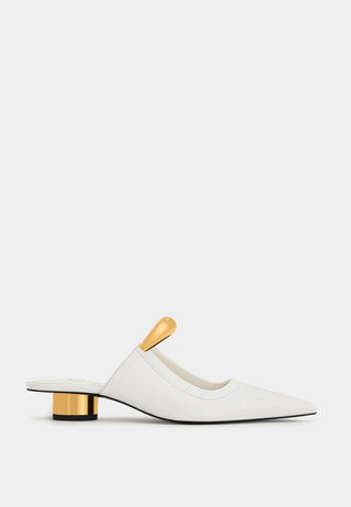 Jw Pei Helena Pierced Mules White