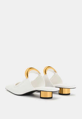 Jw Pei Helena Pierced Mules White