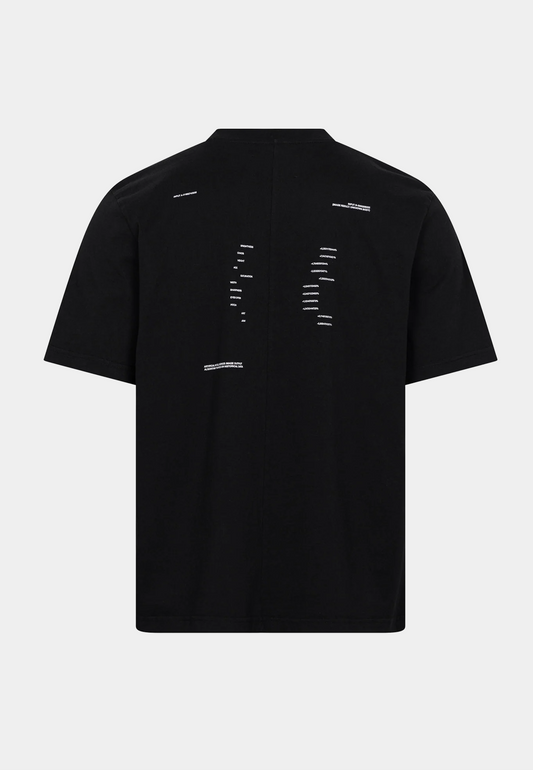 HELIOT EMIL Ai Generated Print Tshirt - Black