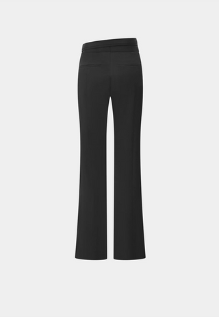 Heliot Emil Black Fluid Wide Pants 00556A